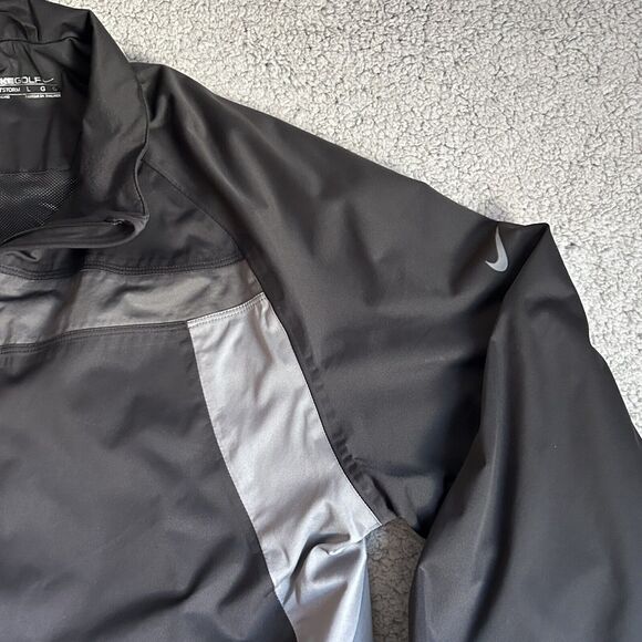 Nike Golf Storm Fit 1/4 Zip Black Jacket Men’s Size Large Waterproof Windproof - Picture 6 of 16